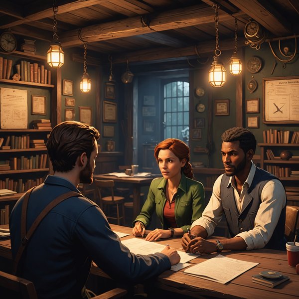 Quels sont les éléments clés pour concevoir un système de dialogue interactif dans un jeu d'aventure narratif ?